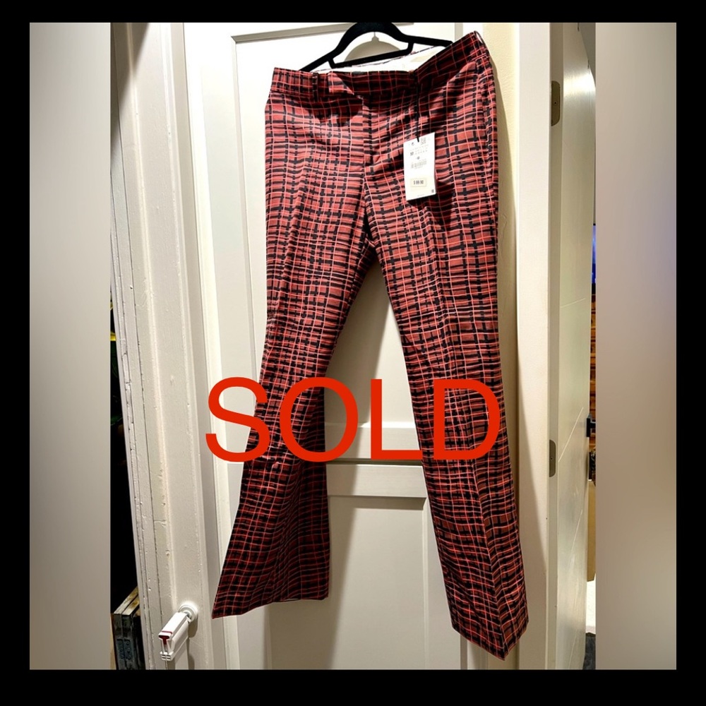 Zara NWT Flare Hem Pant